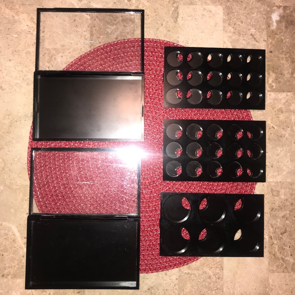MAC Empty Large Pro Z Single Magnetic Palettes Eyeshadow Blush Insert Lot Bundle